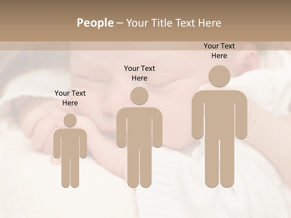 Childhood Newborn Child PowerPoint Template