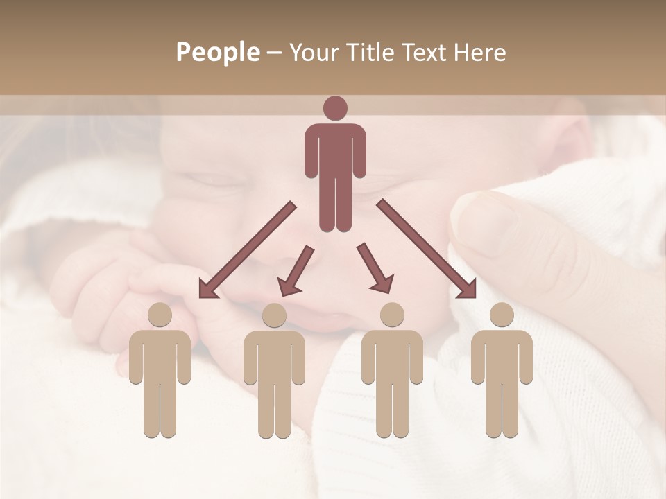 Childhood Newborn Child PowerPoint Template
