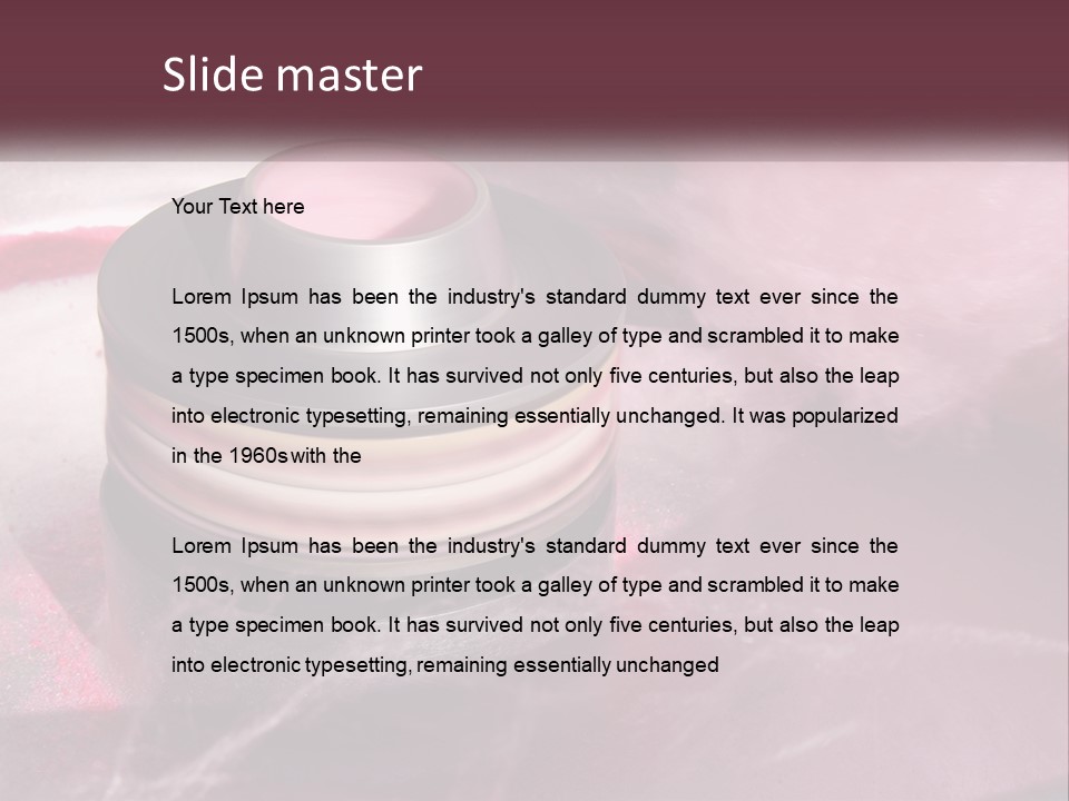 Soft Yummy Cotton PowerPoint Template