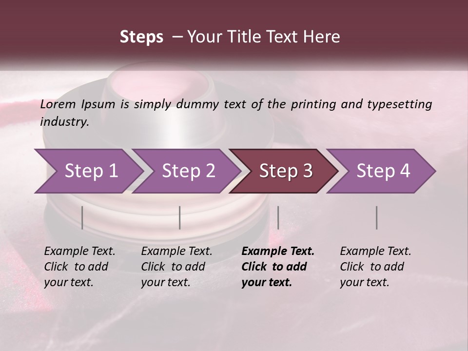 Soft Yummy Cotton PowerPoint Template