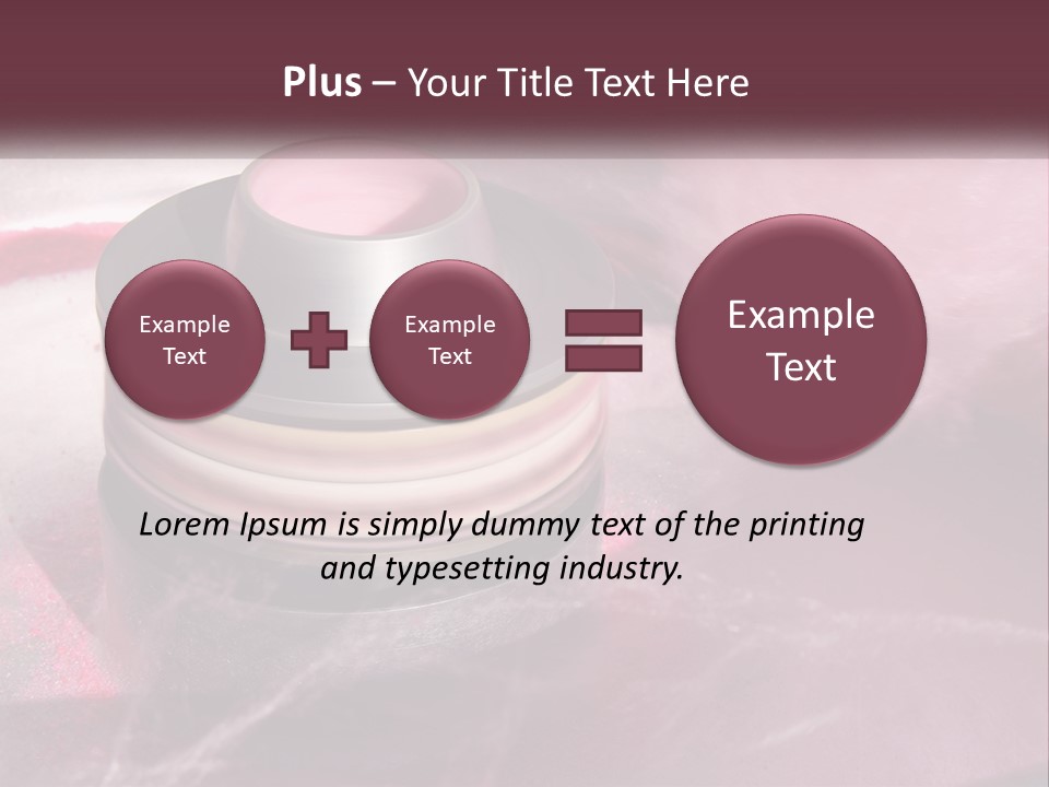 Soft Yummy Cotton PowerPoint Template