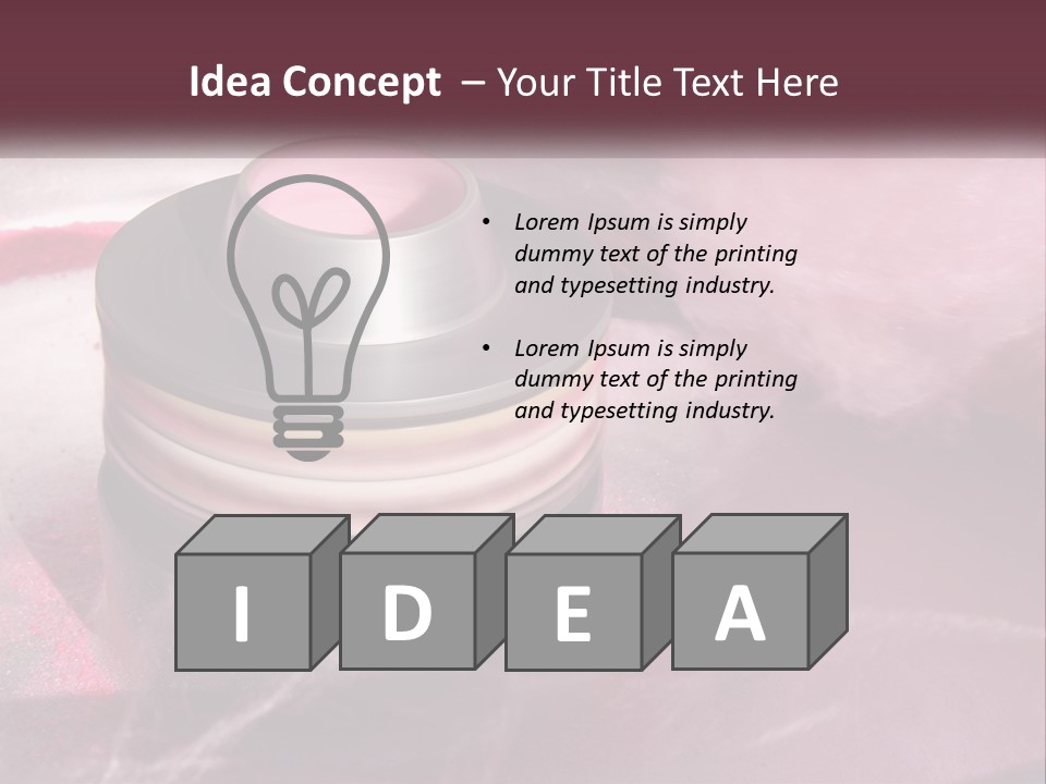 Soft Yummy Cotton PowerPoint Template