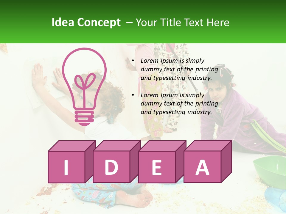 Hair Punished Sad PowerPoint Template