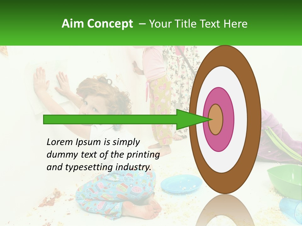 Hair Punished Sad PowerPoint Template