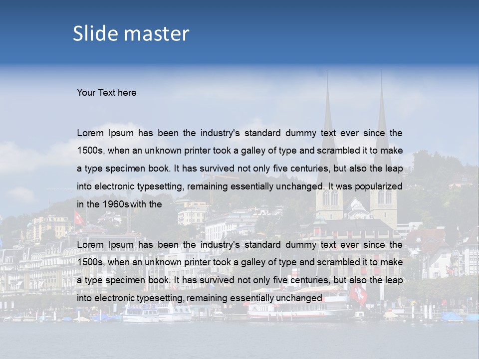 Religion God Tourist PowerPoint Template