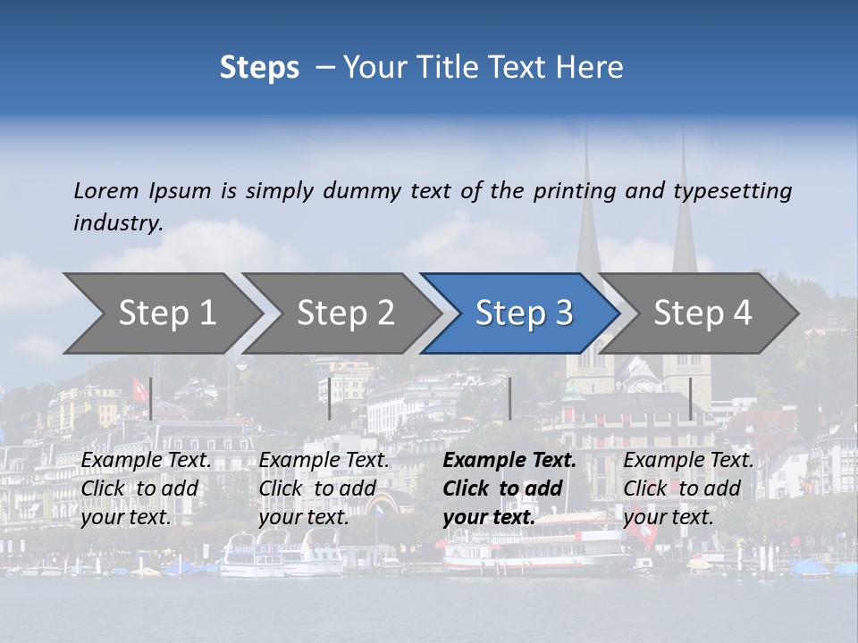 Religion God Tourist PowerPoint Template