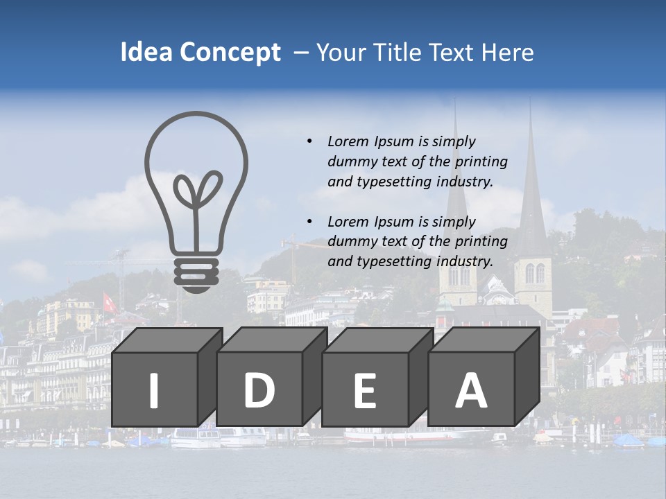 Religion God Tourist PowerPoint Template