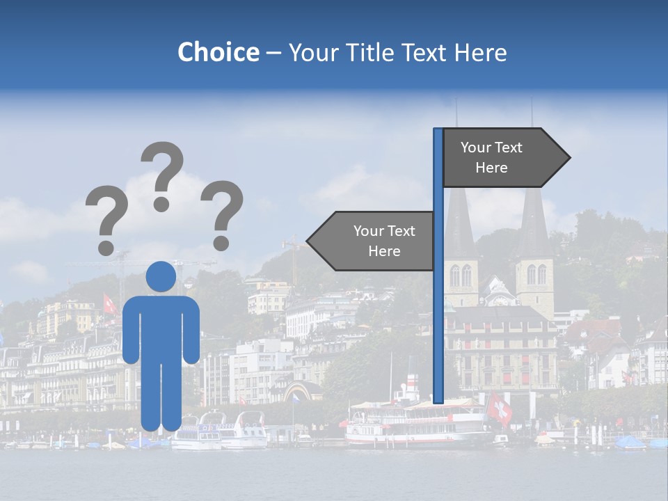 Religion God Tourist PowerPoint Template