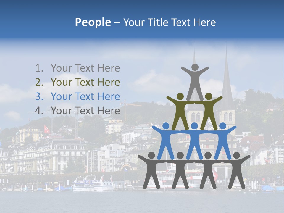 Religion God Tourist PowerPoint Template