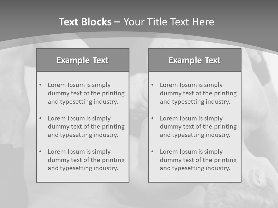 Temper Kneel Pinned PowerPoint Template