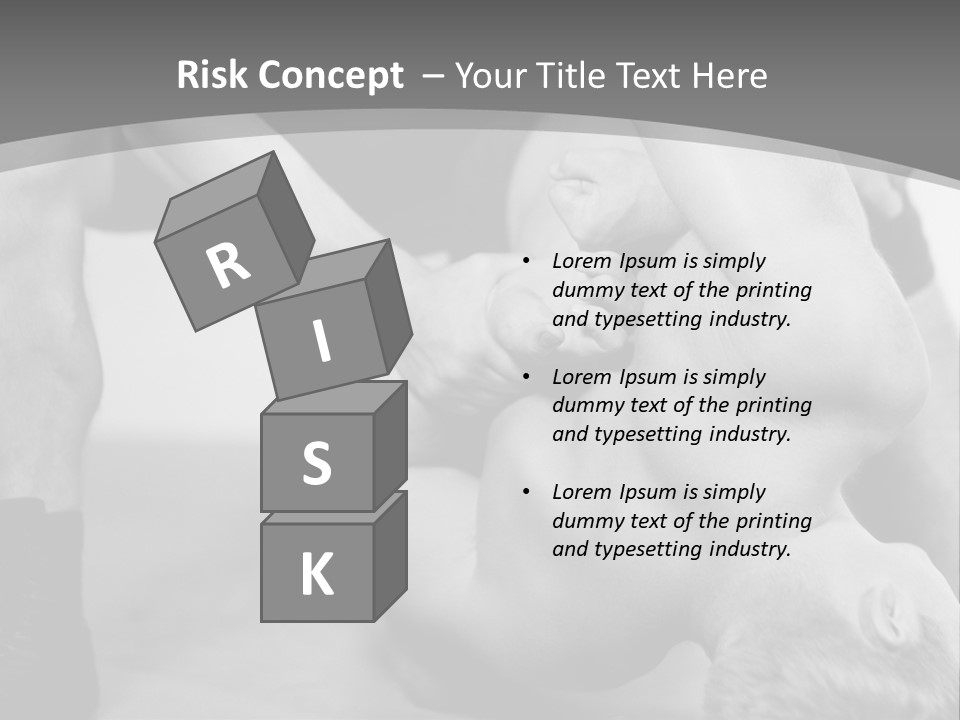 Temper Kneel Pinned PowerPoint Template