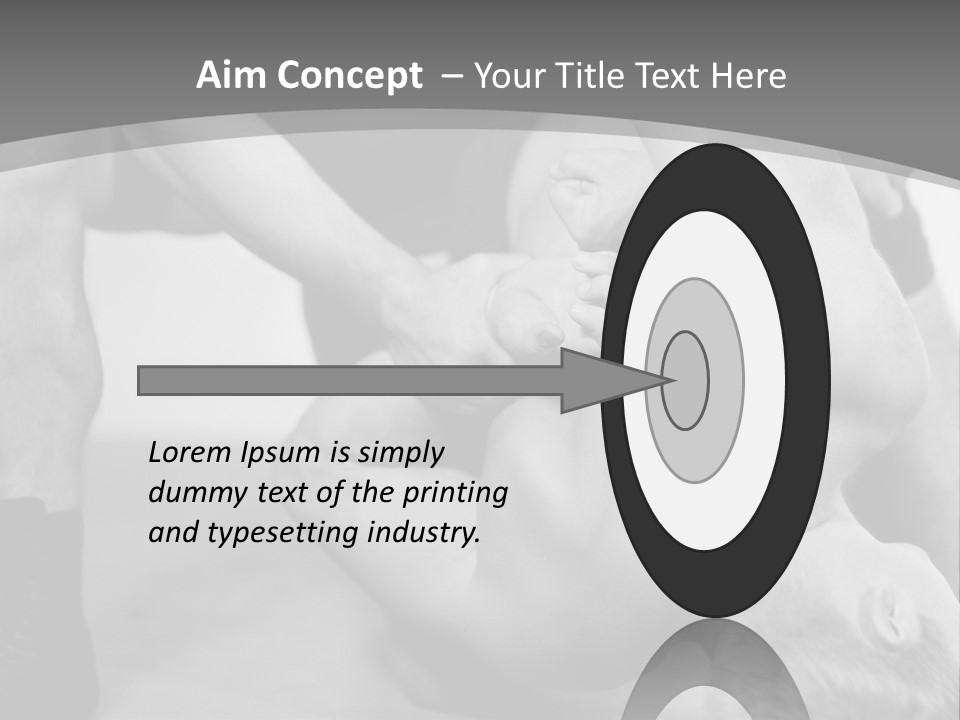 Temper Kneel Pinned PowerPoint Template