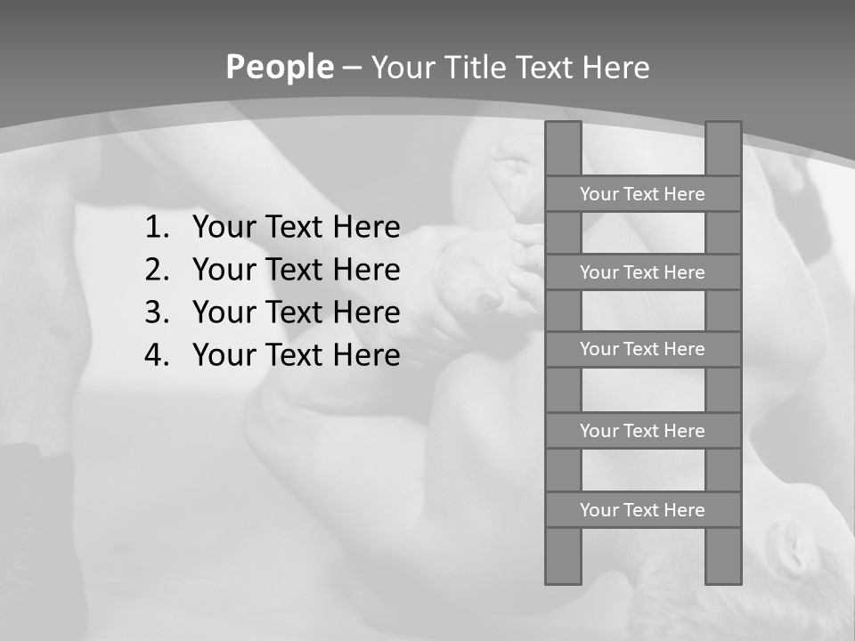 Temper Kneel Pinned PowerPoint Template