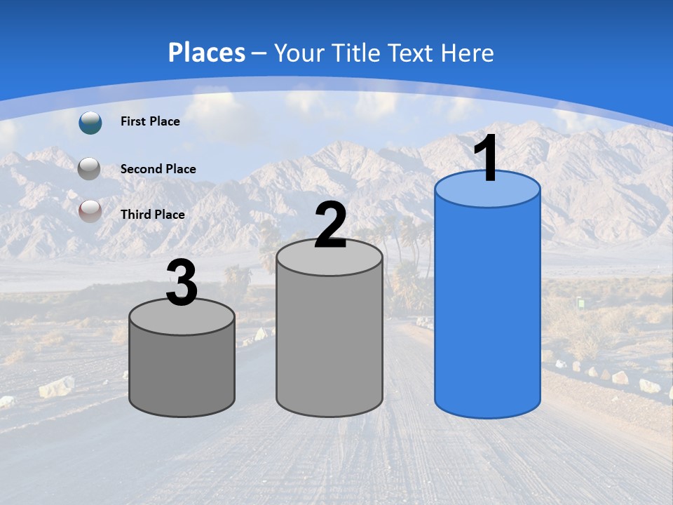 Savanna Blue Dune PowerPoint Template