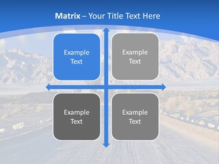 Savanna Blue Dune PowerPoint Template