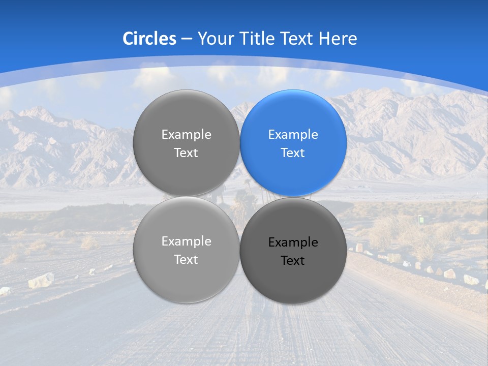 Savanna Blue Dune PowerPoint Template