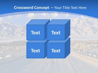 Savanna Blue Dune PowerPoint Template