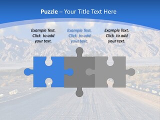 Savanna Blue Dune PowerPoint Template