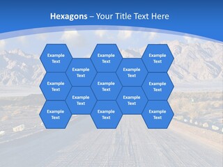 Savanna Blue Dune PowerPoint Template