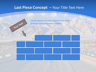 Savanna Blue Dune PowerPoint Template