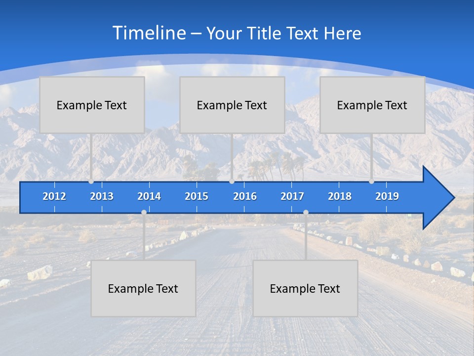 Savanna Blue Dune PowerPoint Template
