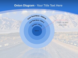 Savanna Blue Dune PowerPoint Template