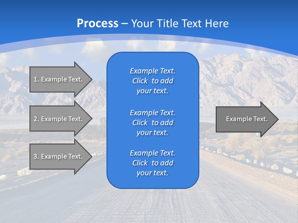 Savanna Blue Dune PowerPoint Template