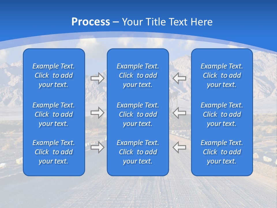 Savanna Blue Dune PowerPoint Template