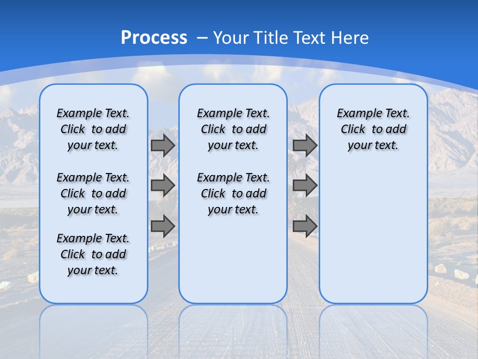 Savanna Blue Dune PowerPoint Template