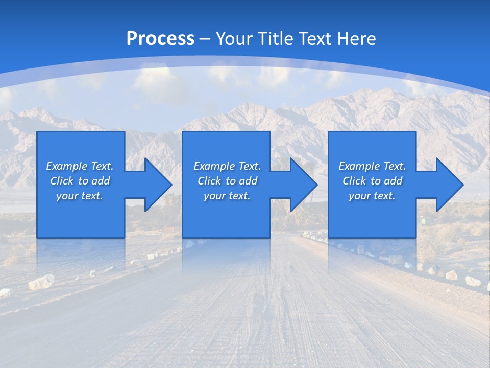 Savanna Blue Dune PowerPoint Template