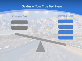 Savanna Blue Dune PowerPoint Template