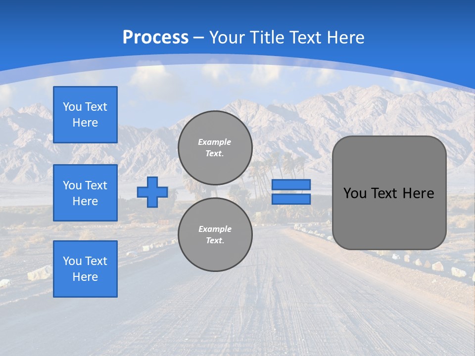 Savanna Blue Dune PowerPoint Template