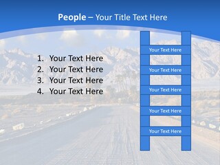 Savanna Blue Dune PowerPoint Template