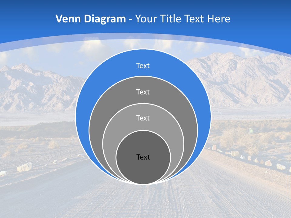 Savanna Blue Dune PowerPoint Template