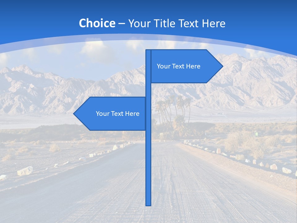 Savanna Blue Dune PowerPoint Template