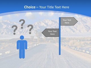 Savanna Blue Dune PowerPoint Template