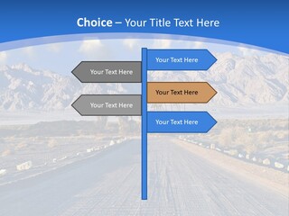 Savanna Blue Dune PowerPoint Template