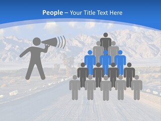 Savanna Blue Dune PowerPoint Template