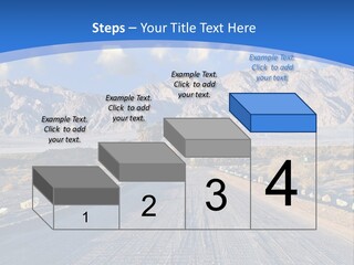 Savanna Blue Dune PowerPoint Template