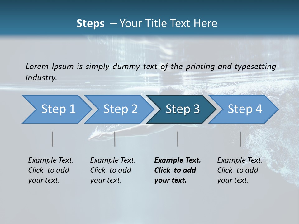 Horizontal Winner Muscular PowerPoint Template