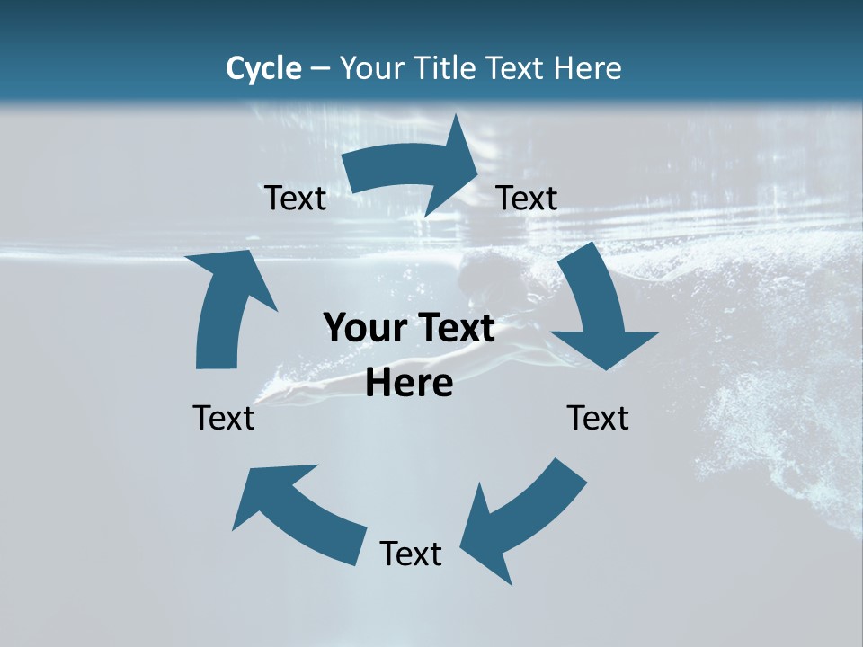 Horizontal Winner Muscular PowerPoint Template