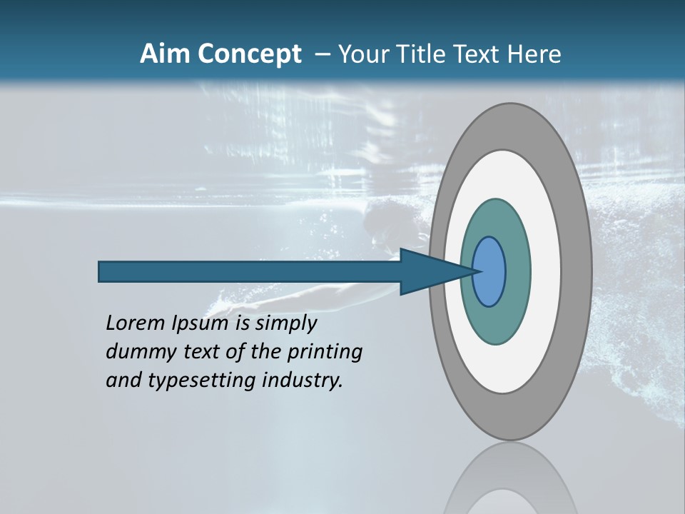 Horizontal Winner Muscular PowerPoint Template