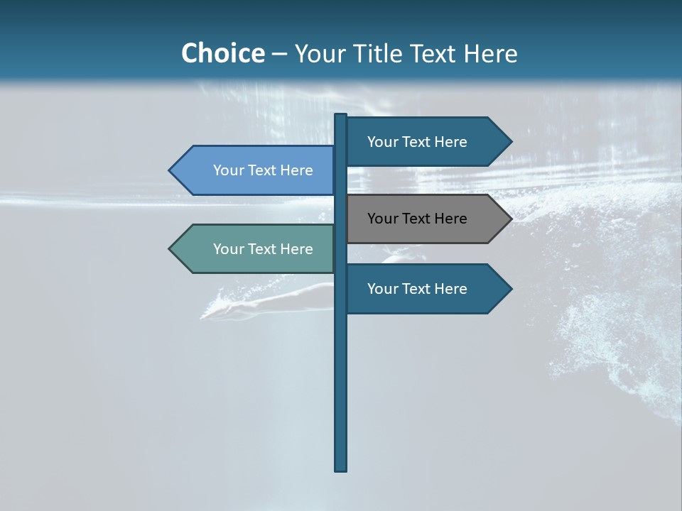 Horizontal Winner Muscular PowerPoint Template