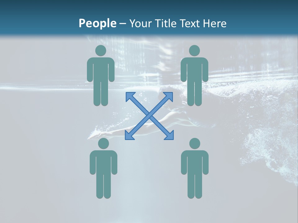 Horizontal Winner Muscular PowerPoint Template