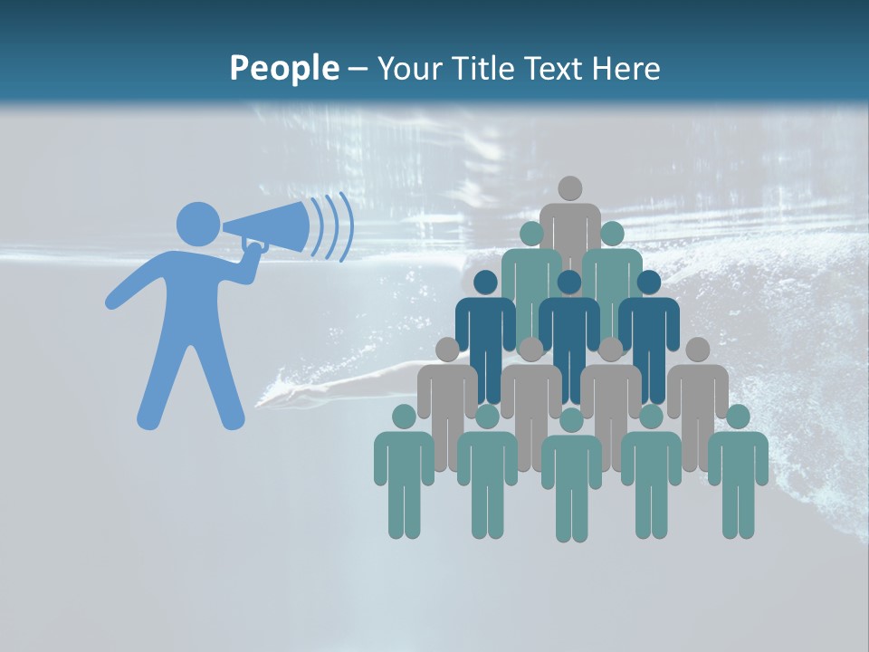 Horizontal Winner Muscular PowerPoint Template