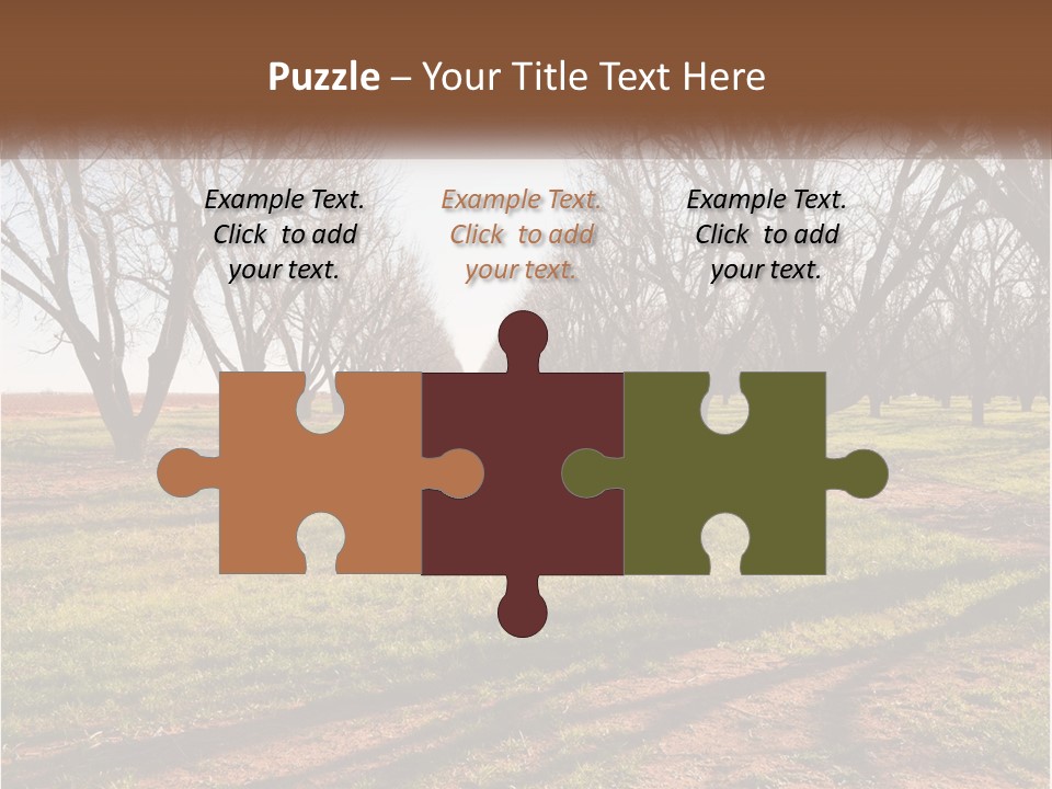 Photography Farm Trees PowerPoint Template