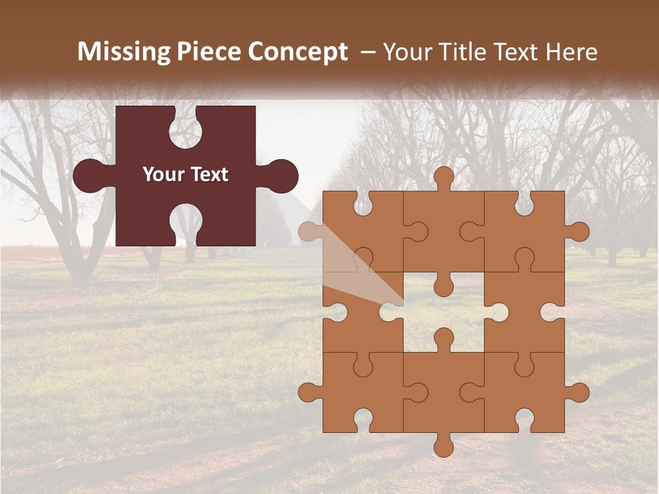 Photography Farm Trees PowerPoint Template