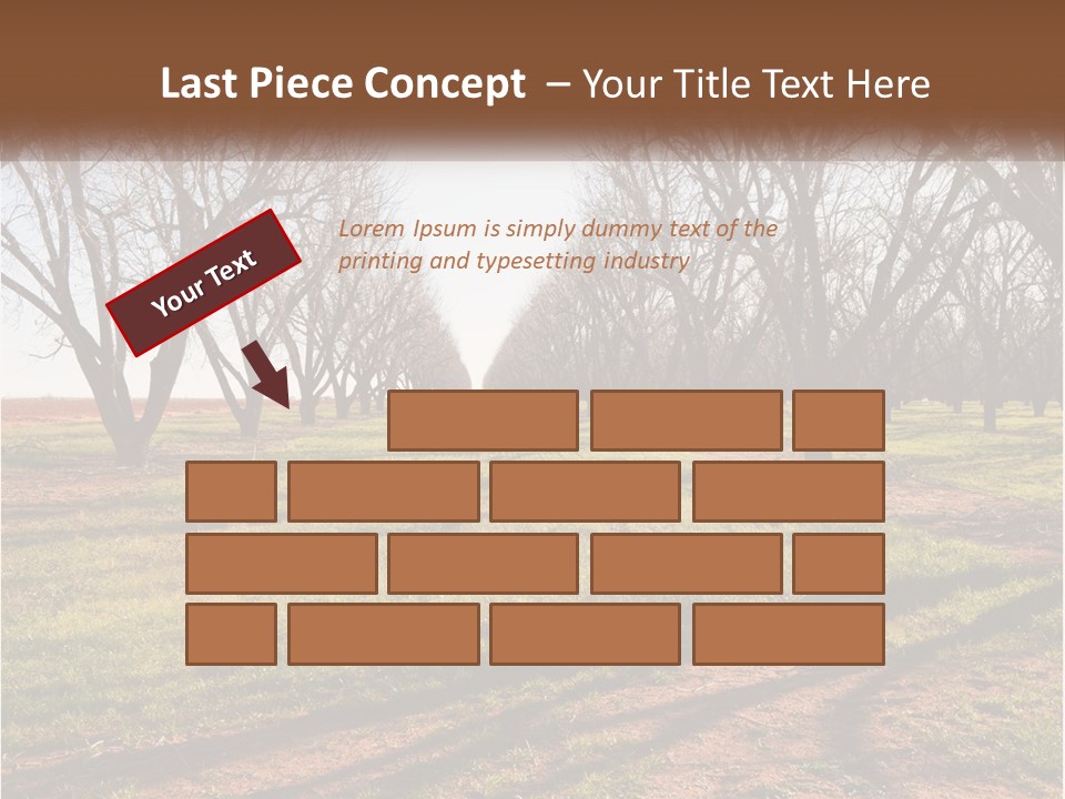 Photography Farm Trees PowerPoint Template