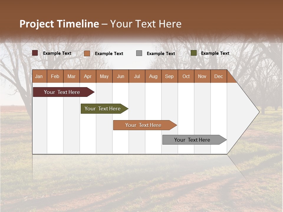 Photography Farm Trees PowerPoint Template