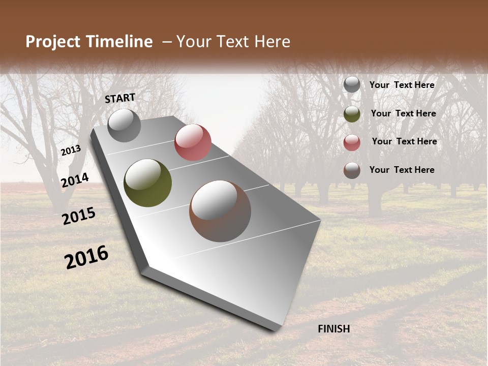 Photography Farm Trees PowerPoint Template